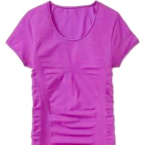 Athleta Breathe Ruched Stretch Tee